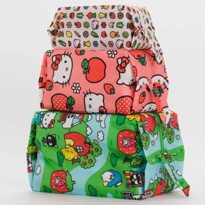 Baggu Sanrio 3d Zip Set - Hello Kitty & Friends SOLD OUT COLORWAY